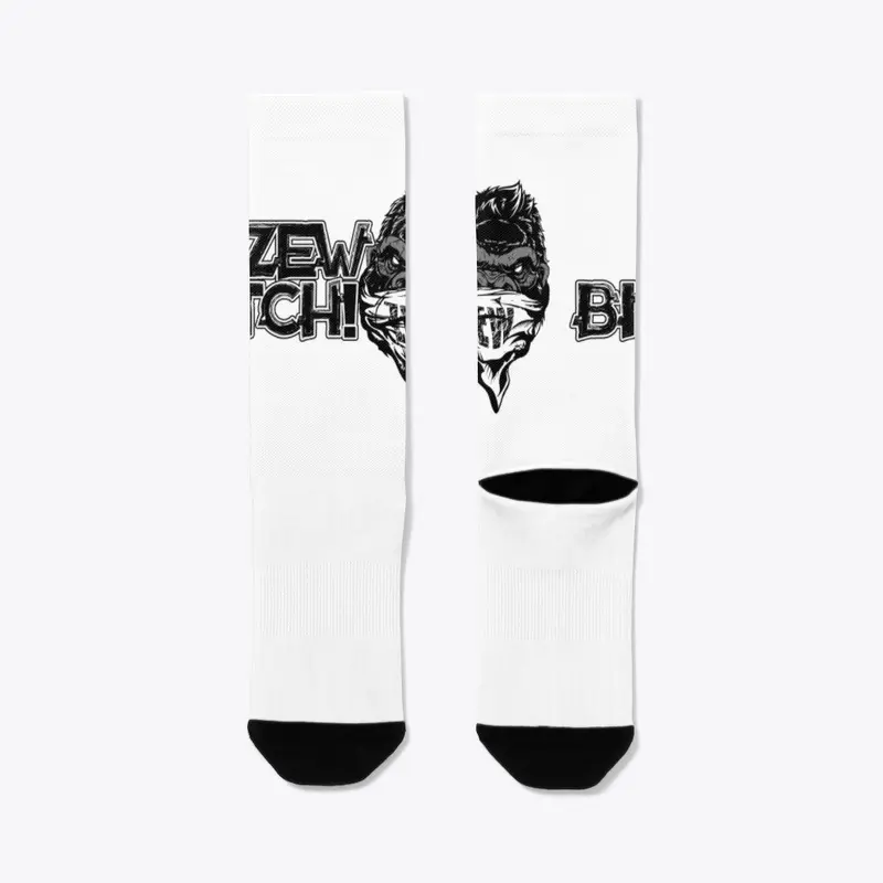 Zew Bitch Crew Socks